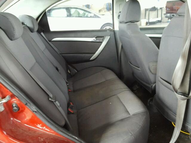 KL1TD5DE7BB130375 - 2011 CHEVROLET AVEO LS 红色 照片 6