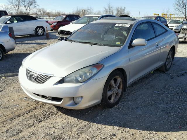 4T1CA30P34U037207 - 2004 TOYOTA CAMRY SOLA SILVER photo 2