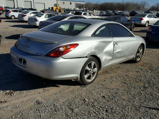 4T1CA30P34U037207 - 2004 TOYOTA CAMRY SOLA SILVER photo 4