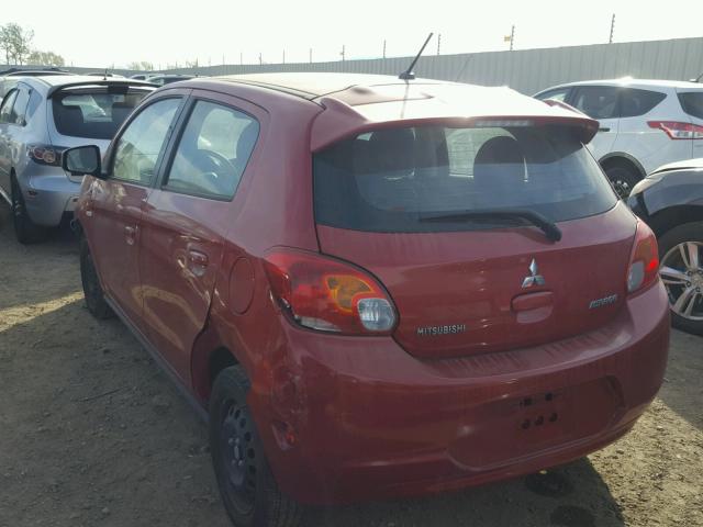 ML32A3HJ6FH036289 - 2015 MITSUBISHI MIRAGE DE RED photo 3