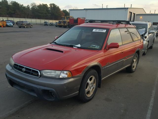 4S3BG6854W7622043 - 1998 SUBARU LEGACY 30T RED photo 2