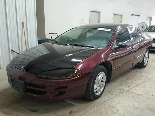 2B3HD46R11H714321 - 2001 DODGE INTREPID S MAROON photo 2