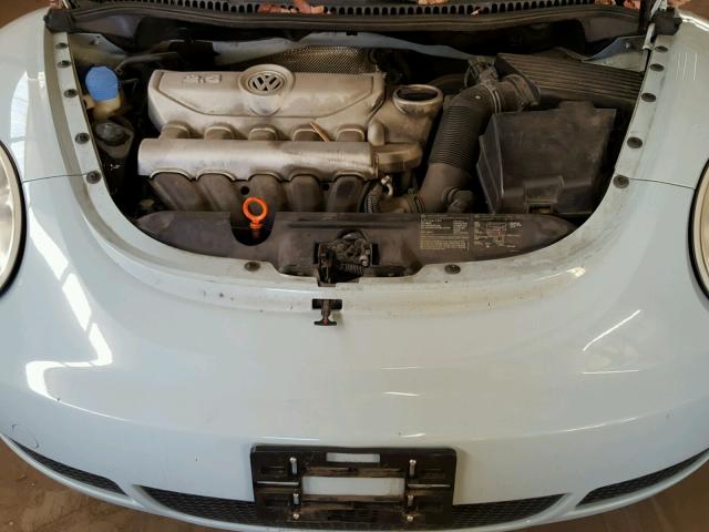3VWPF31Y86M308023 - 2006 VOLKSWAGEN NEW BEETLE 蓝色 照片 7