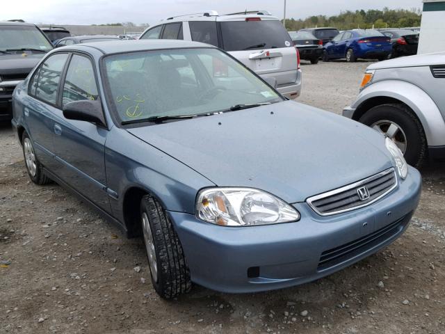 2HGEJ6617YH542369 - 2000 HONDA CIVIC BASE BLUE photo 1