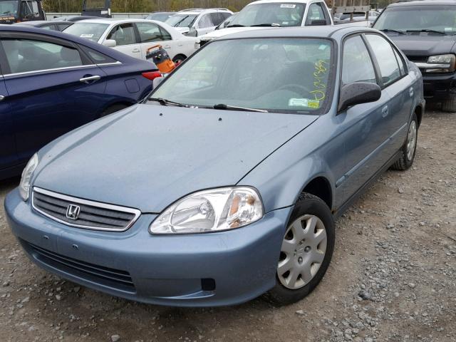 2HGEJ6617YH542369 - 2000 HONDA CIVIC BASE 蓝色 照片 2