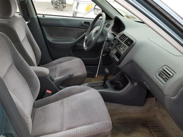 2HGEJ6617YH542369 - 2000 HONDA CIVIC BASE 蓝色 照片 5