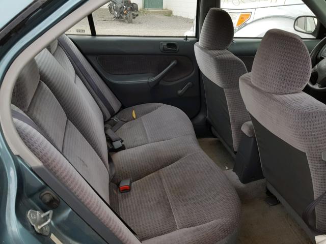 2HGEJ6617YH542369 - 2000 HONDA CIVIC BASE 蓝色 照片 6