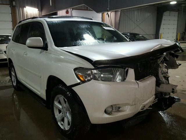 5TDJK3EH6AS021657 - 2010 TOYOTA HIGHLANDER WHITE photo 1