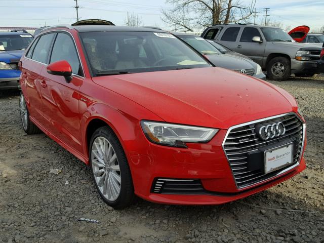 WAUTPBFFXHA147011 - 2017 AUDI A3 E-TRON RED photo 1