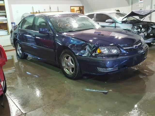 2G1WH55K619250241 - 2001 CHEVROLET IMPALA LS BLUE photo 1