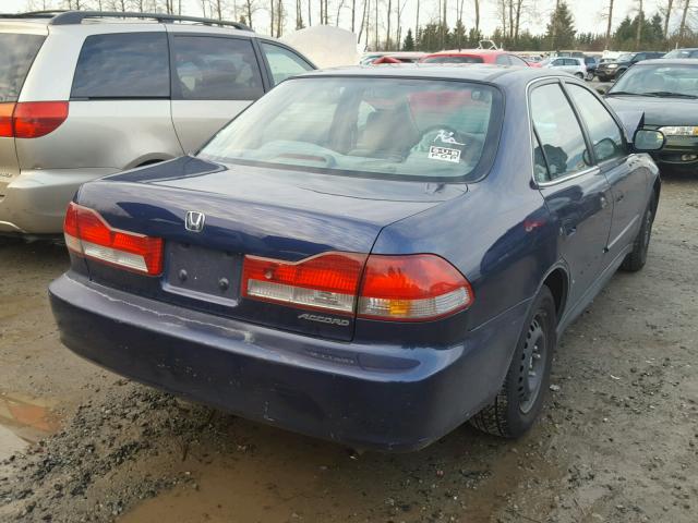 JHMCG56402C005022 - 2002 HONDA ACCORD LX BLUE photo 4