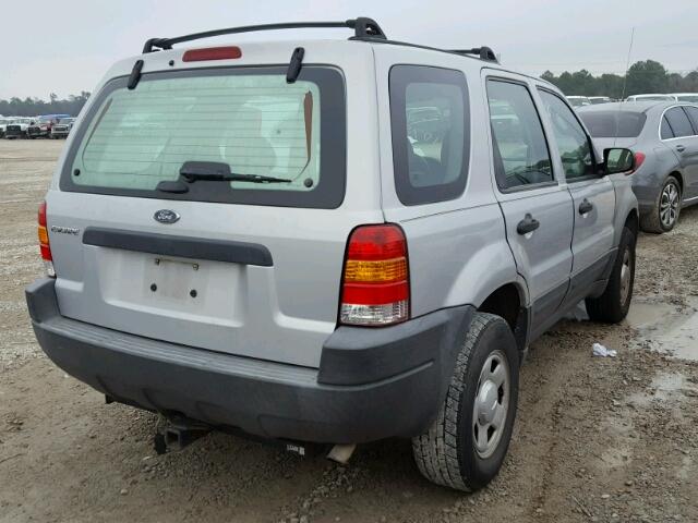 1FMYU02183KC65184 - 2003 FORD ESCAPE XLS SILVER photo 4