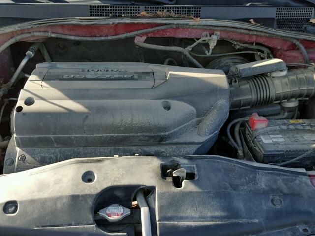 2HKRL18602H516734 - 2002 HONDA ODYSSEY EX RED photo 7