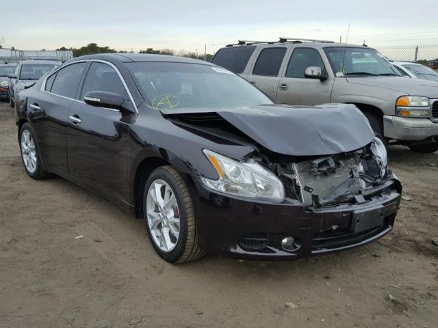 1N4AA5AP0CC870317 - 2012 NISSAN MAXIMA S BLACK photo 1