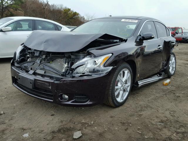 1N4AA5AP0CC870317 - 2012 NISSAN MAXIMA S BLACK photo 2