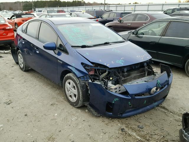 JTDKN3DU0B0274584 - 2011 TOYOTA PRIUS BLUE photo 1