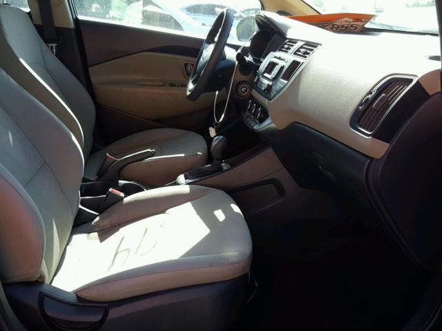KNADM4A32E6365612 - 2014 KIA RIO LX Սև լուսանկար 5