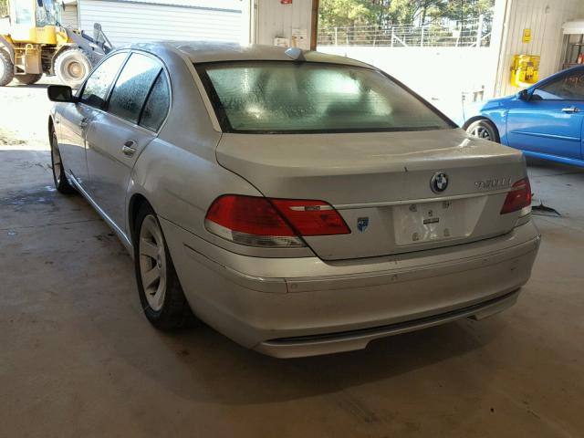 WBAHN83506DT25515 - 2006 BMW 750 LI SILVER photo 3