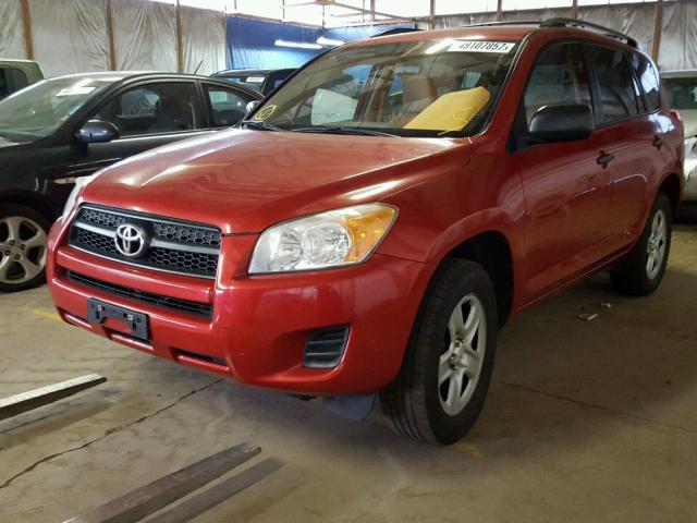 2T3ZF4DV7BW076817 - 2011 TOYOTA RAV4 RED photo 2