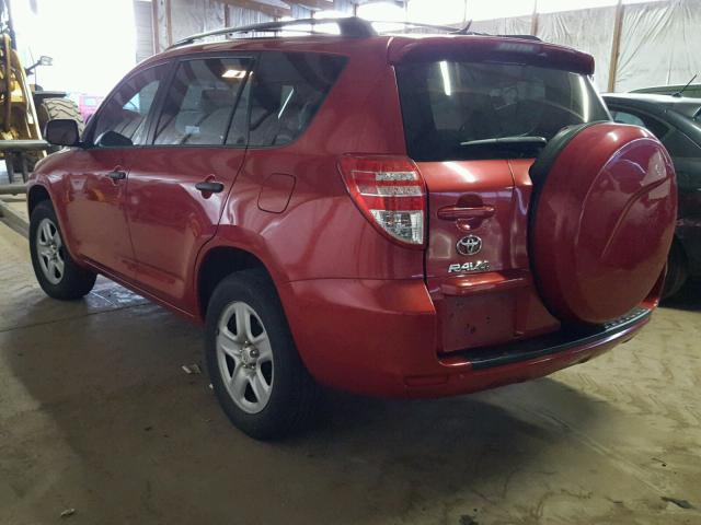 2T3ZF4DV7BW076817 - 2011 TOYOTA RAV4 RED photo 3