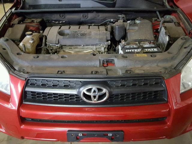 2T3ZF4DV7BW076817 - 2011 TOYOTA RAV4 RED photo 7