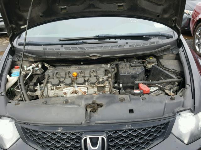 2HGFG12869H524214 - 2009 HONDA CIVIC EX 黑色 照片 7