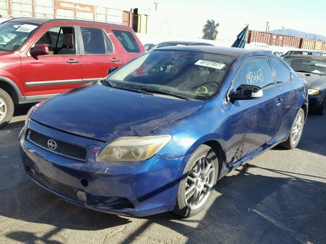 JTKDE177650027537 - 2005 TOYOTA SCION TC BLUE photo 2