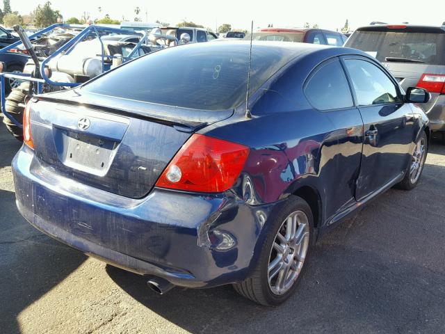 JTKDE177650027537 - 2005 TOYOTA SCION TC ლურჯი ფოტო 4