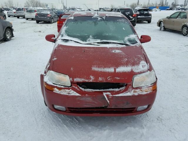 KL1TJ62684B260761 - 2004 CHEVROLET AVEO LS ORANGE photo 9