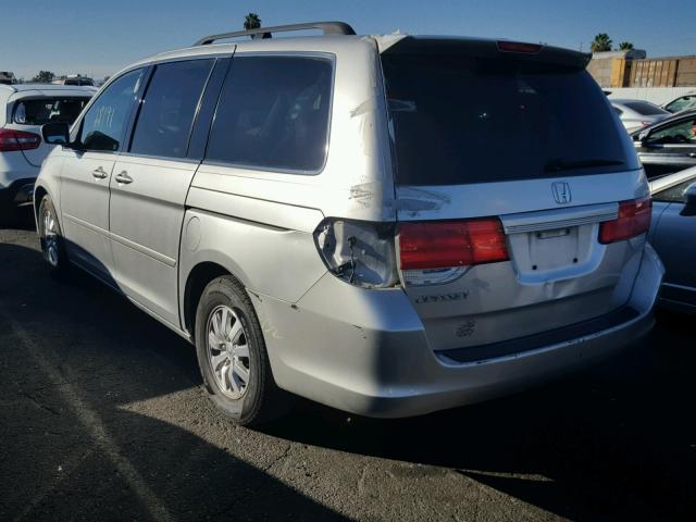 5FNRL38429B004251 - 2009 HONDA ODYSSEY EX SILVER photo 3