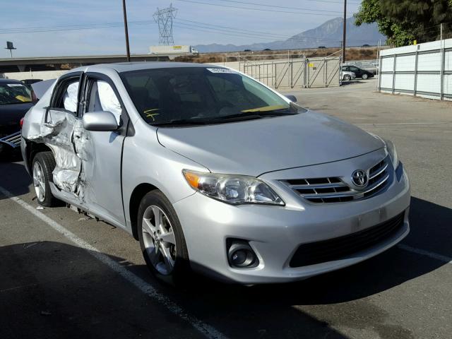 5YFBU4EE7DP118258 - 2013 TOYOTA COROLLA BA SILVER photo 1