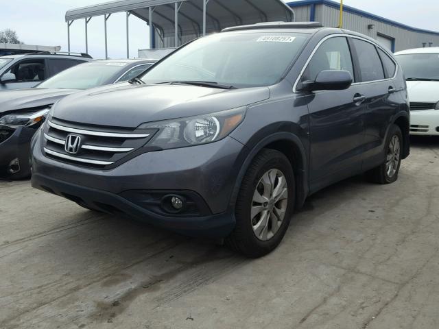 3CZRM3H56CG702718 - 2012 HONDA CR-V EX GRAY photo 2