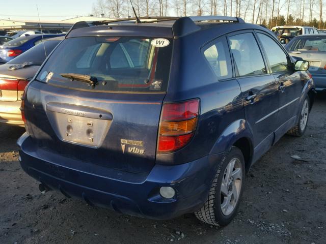 5Y2SL62864Z464742 - 2004 PONTIAC VIBE BLUE photo 4