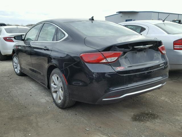 1C3CCCAB5HN502172 - 2017 CHRYSLER 200 LIMITE BLACK photo 3