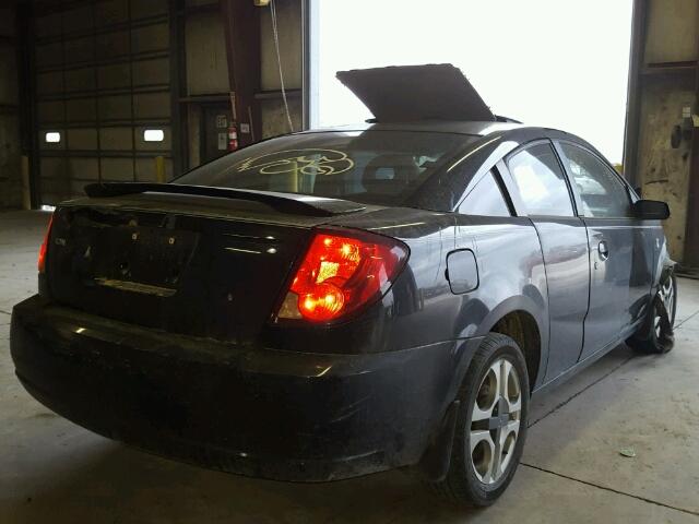 1G8AW12F03Z179354 - 2003 SATURN ION LEVEL BLACK photo 4