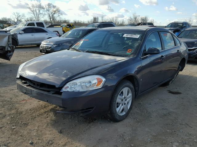 2G1WB55KX81304571 - 2008 CHEVROLET IMPALA LS GRAY photo 2