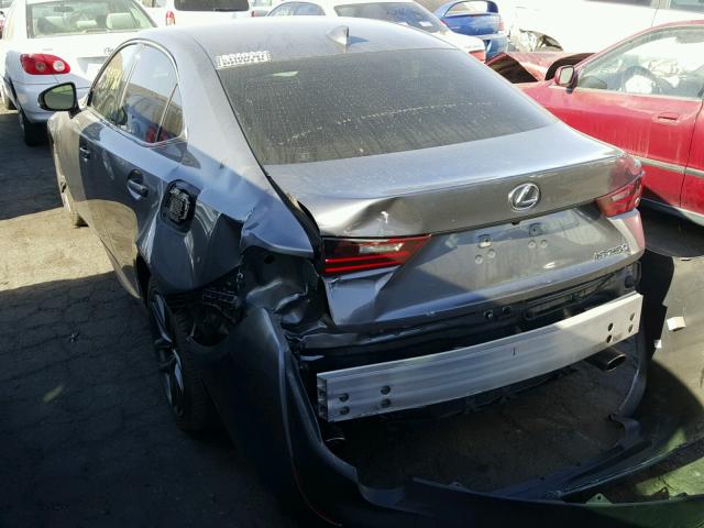 JTHBF1D27E5008825 - 2014 LEXUS IS 250 GRAY photo 3