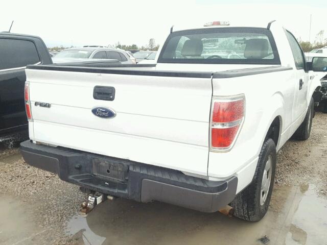 1FTRF12W59KA73315 - 2009 FORD F150 WHITE photo 4