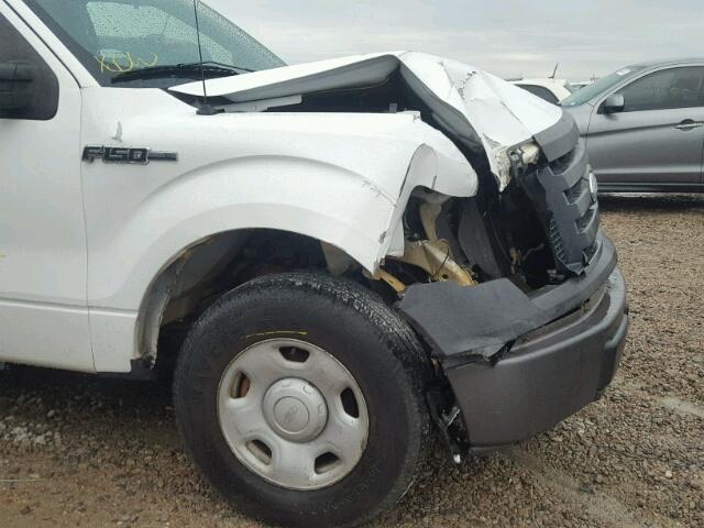 1FTRF12W59KA73315 - 2009 FORD F150 WHITE photo 9