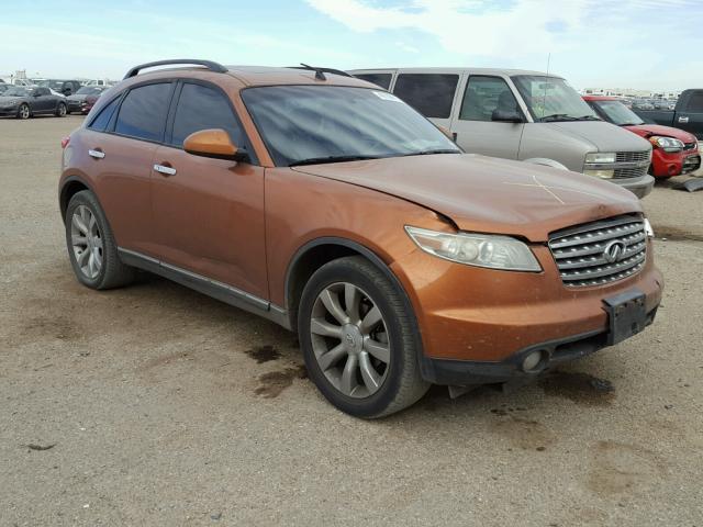 JNRBS08W83X000593 - 2003 INFINITI FX45 ORANGE photo 1