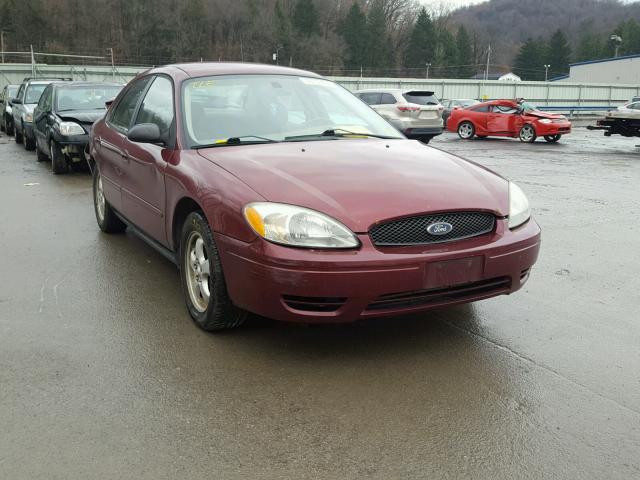 1FAFP532X4G179618 - 2004 FORD TAURUS SE BURGUNDY photo 1