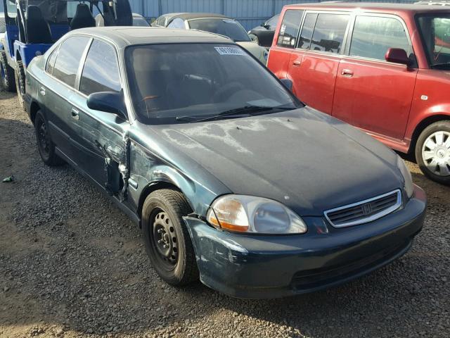 2HGEJ8545VH512564 - 1997 HONDA CIVIC EX GREEN photo 1