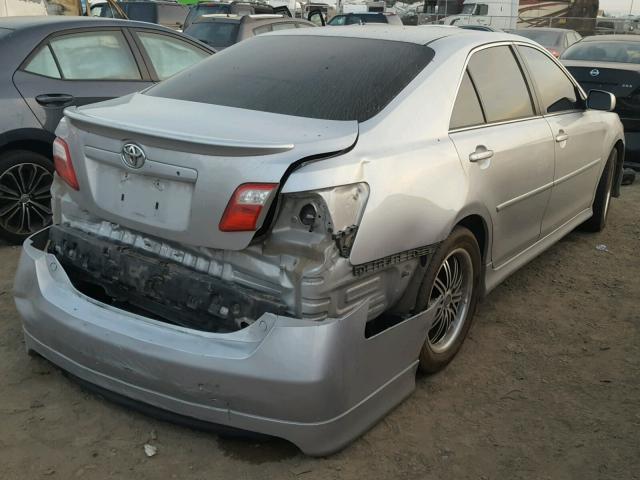 4T1BK46K07U531636 - 2007 TOYOTA CAMRY NEW SILVER photo 4