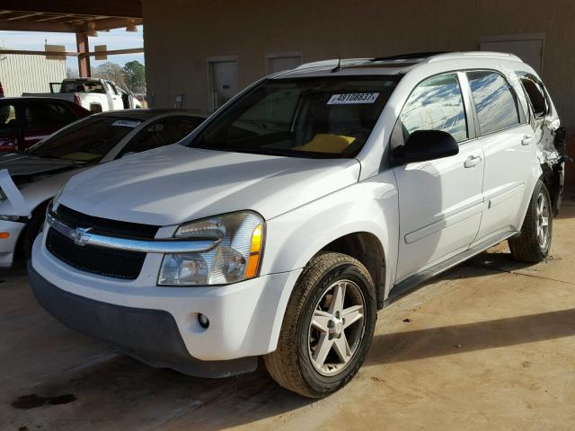 2CNDL63F956189883 - 2005 CHEVROLET EQUINOX LT WHITE photo 2