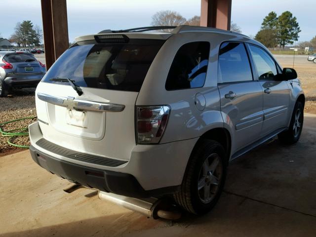 2CNDL63F956189883 - 2005 CHEVROLET EQUINOX LT WHITE photo 4