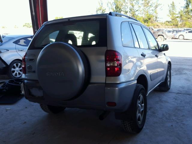 JTEGD20V350091729 - 2005 TOYOTA RAV4 SILVER photo 4