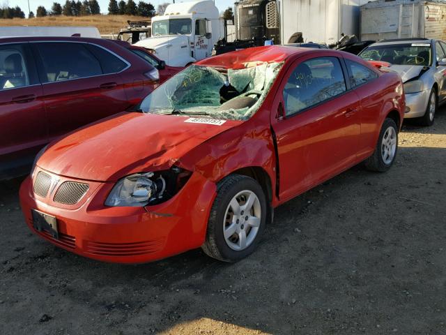 1G2AS18HX97145585 - 2009 PONTIAC G5 RED photo 2