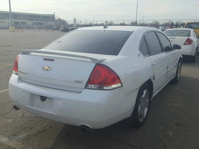 2G1WD58C069235130 - 2006 CHEVROLET IMPALA SUP WHITE photo 4