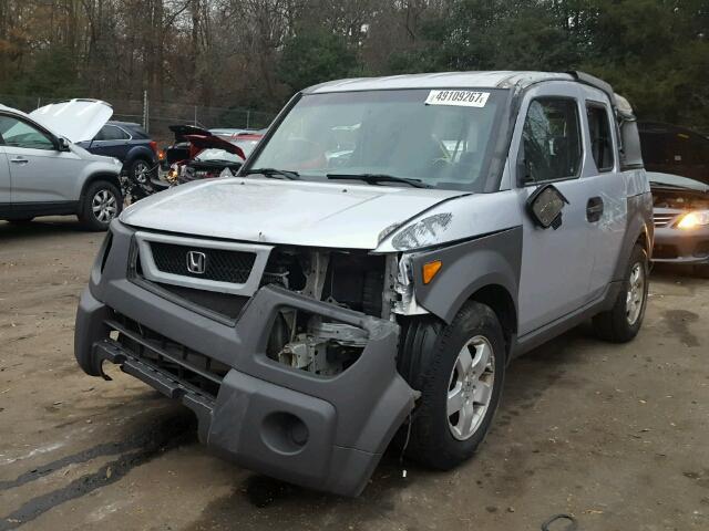 5J6YH28553L044905 - 2003 HONDA ELEMENT EX SILVER photo 2