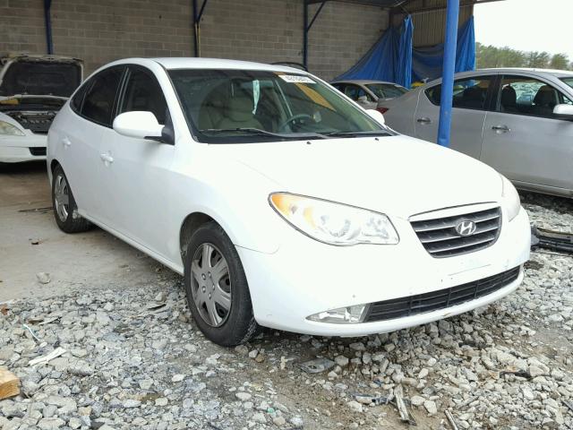 KMHDU46D67U162351 - 2007 HYUNDAI ELANTRA GL WHITE photo 1